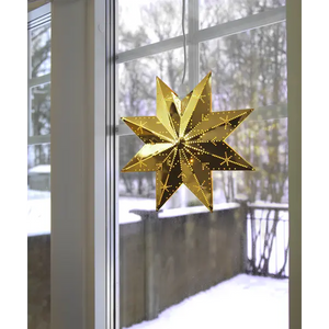 Julstjärna Classic mässingsfärg