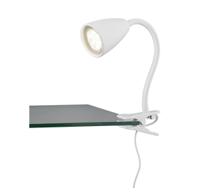 Wanda klämlampa vit