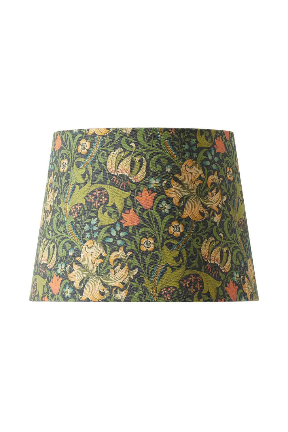 Lampskärm William Morris Golden lily svart 18cm
