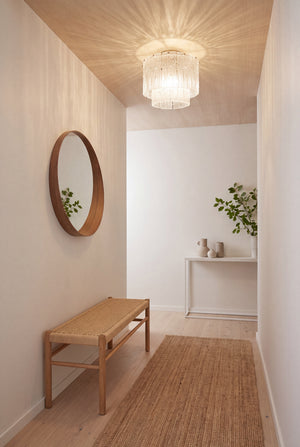 Abelone plafond klar/silver
