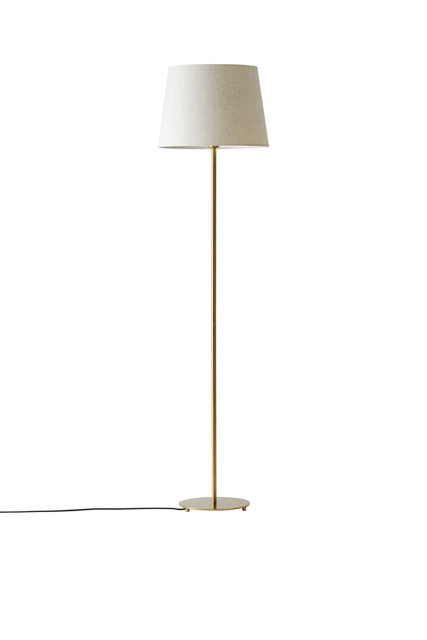 Qvist golvlampa mässingsfärg