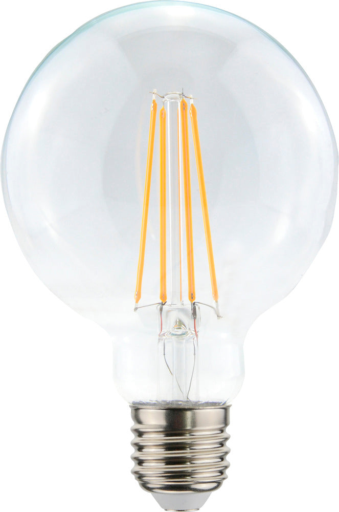 Globlampa klar 95mm 3,5W E27 2200K