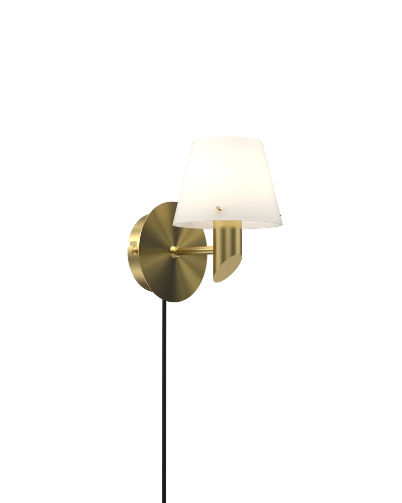Gil vägglampa mässingsfärg