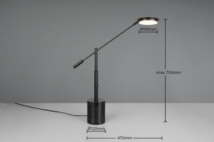 Fiore bordslampa svart