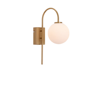 Ballon vägglampa mässingsfärg