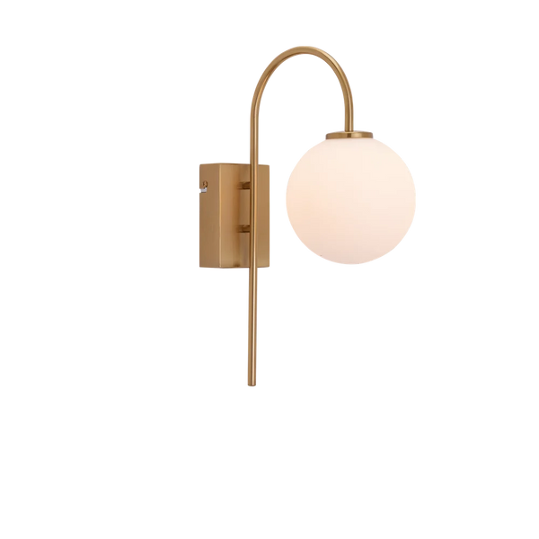 Ballon vägglampa mässingsfärg