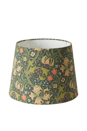 Lampskärm William Morris Golden lily svart 22cm