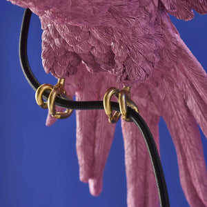 Papegoja Percy taklampa rosa