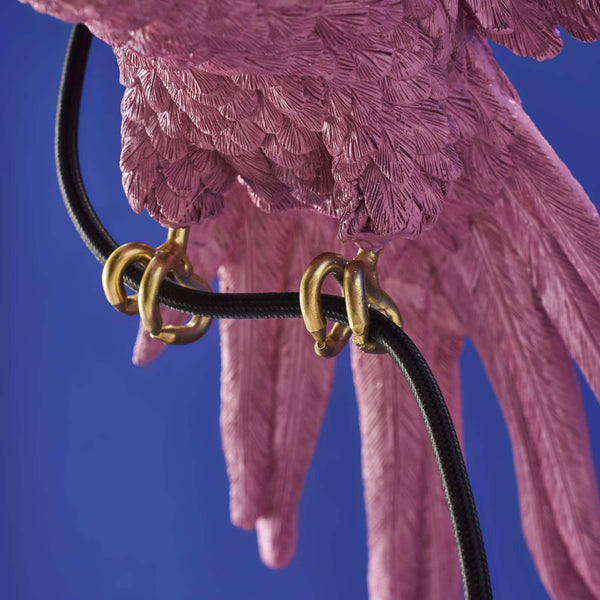 Papegoja Percy taklampa rosa