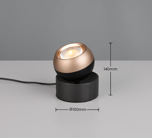 Orbit bordslampa svart/kaffe