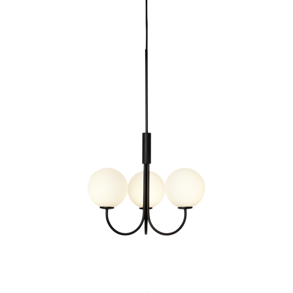 Ballon 3 taklampa svart