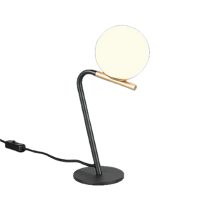 Flaming bordslampa svart/guld