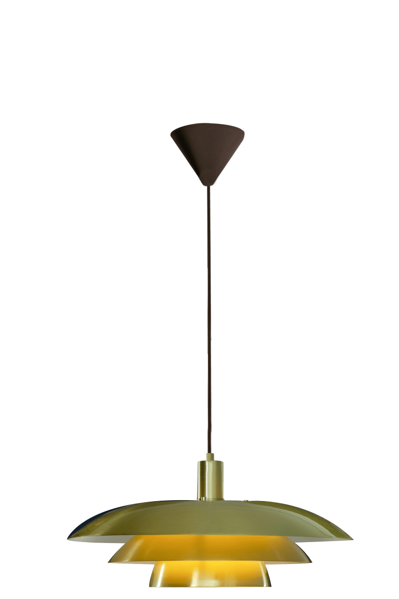 Epsilon taklampa mässingsfärg