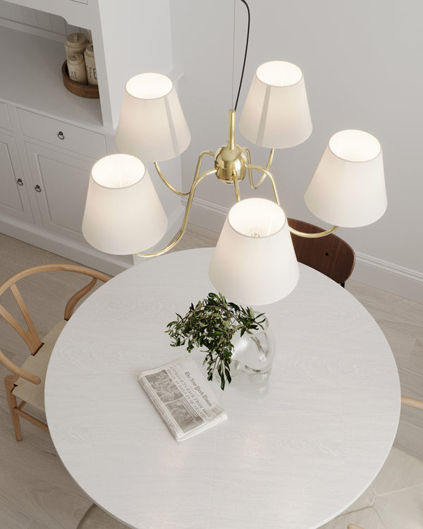 Lynx taklampa mässingsfärg