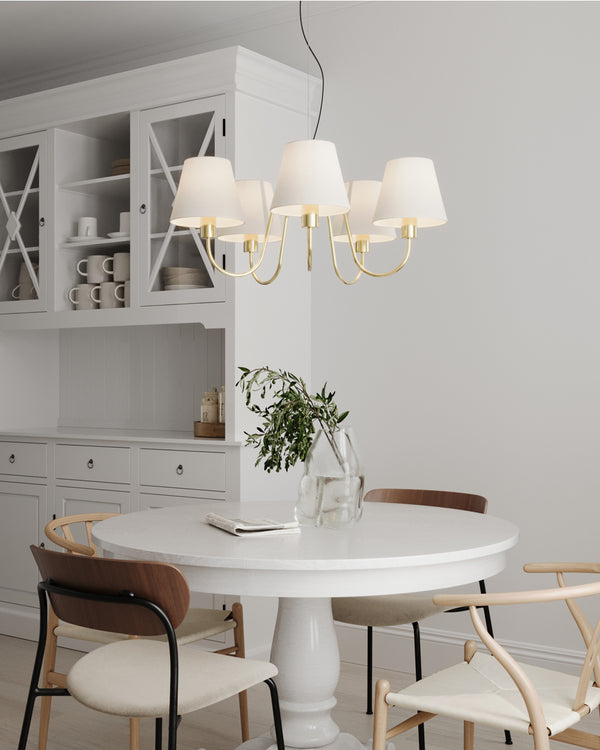 Lynx taklampa mässingsfärg