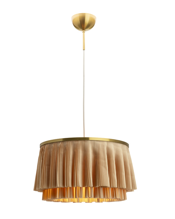 Ophelia taklampa beige