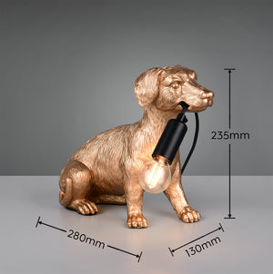 Rudi bordslampa guld