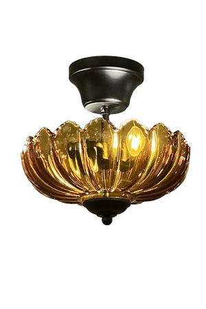 Sofia plafond svart/amber