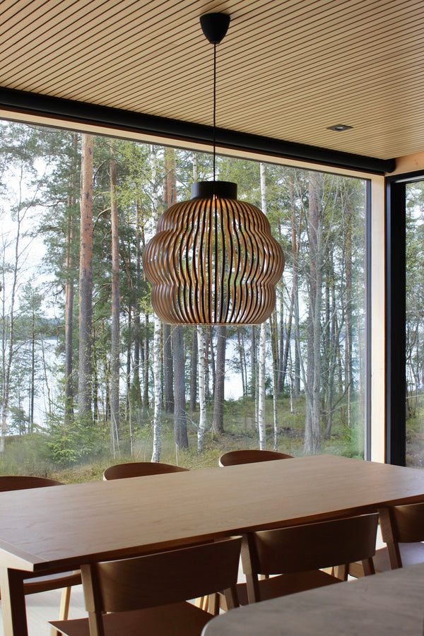 Kumulo taklampa svart