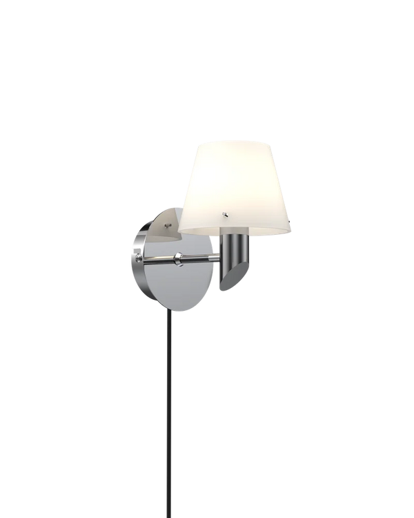 Gil vägglampa krom