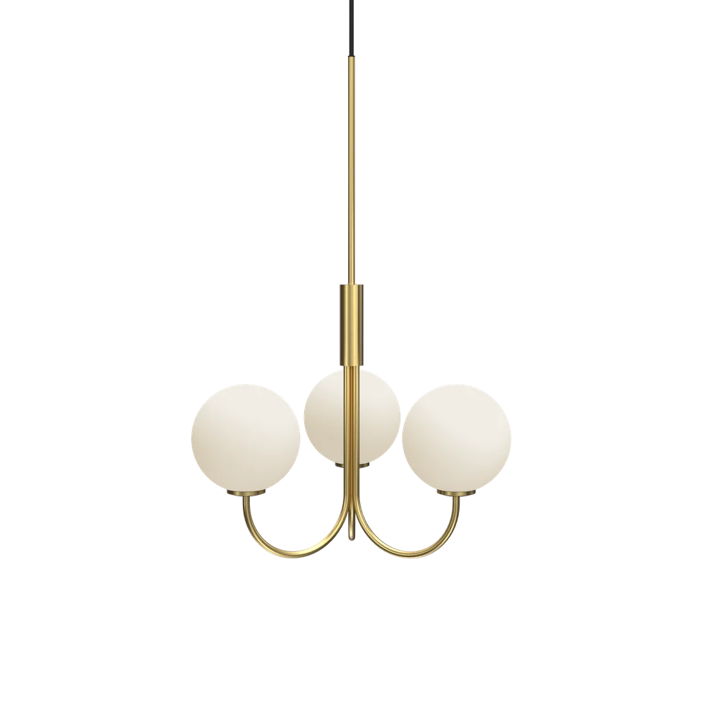 Ballon 3 taklampa mässingsfärg