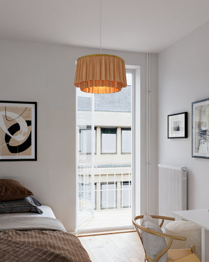 Ophelia taklampa beige