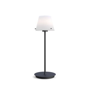 Gil bordslampa svart med opalglas