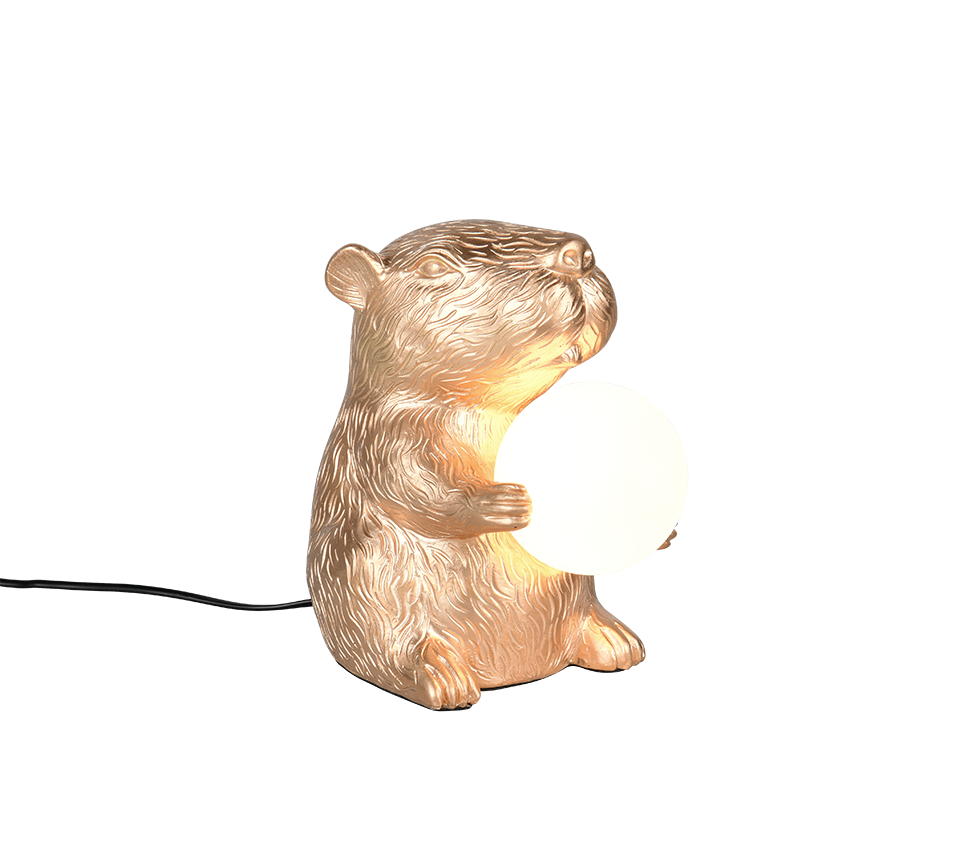 Capi bordslampa guld