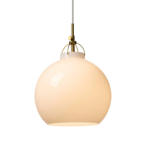Toscana taklampa 27cm opalvit