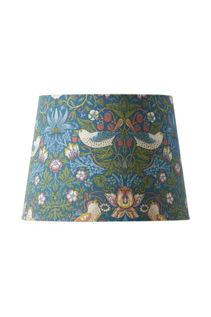 Lampskärm William Morris Strawberry thief blå 22cm