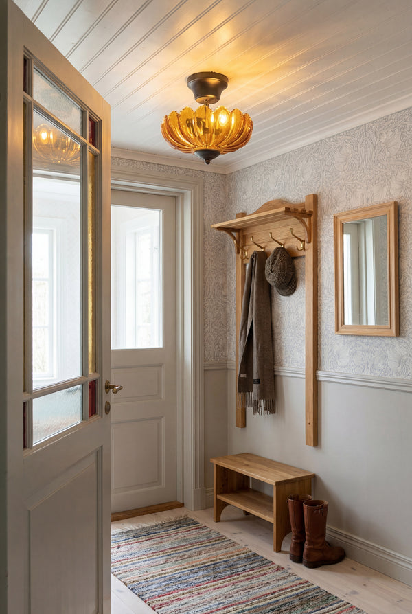 Sofia plafond svart/amber