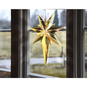 Julstjärna Betlehem mässingsfärg