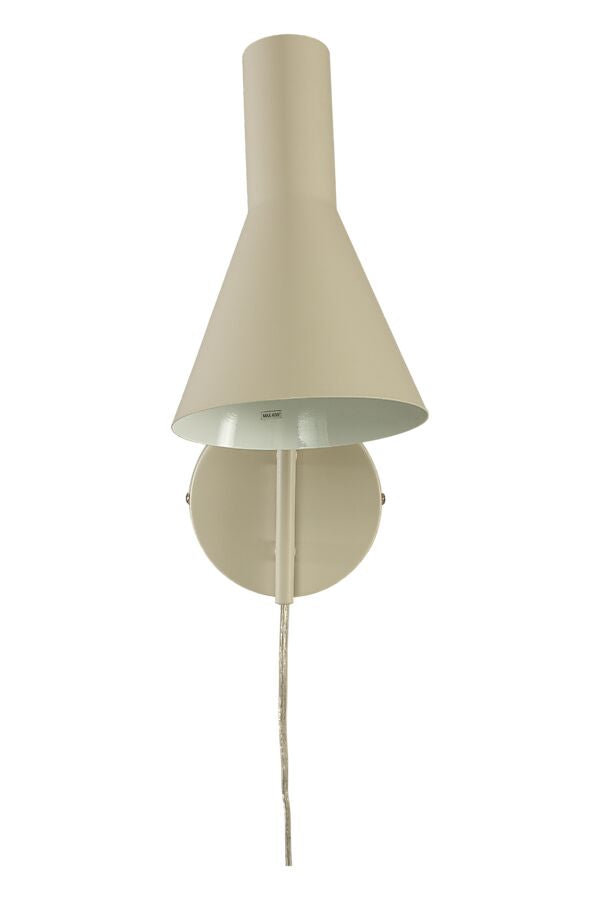 Ceres vägglampa beige