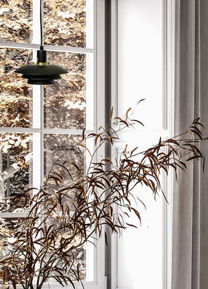 Epsilon fönsterlampa svart