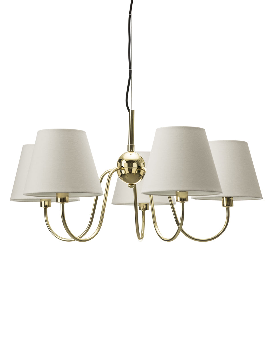 Lynx taklampa mässingsfärg