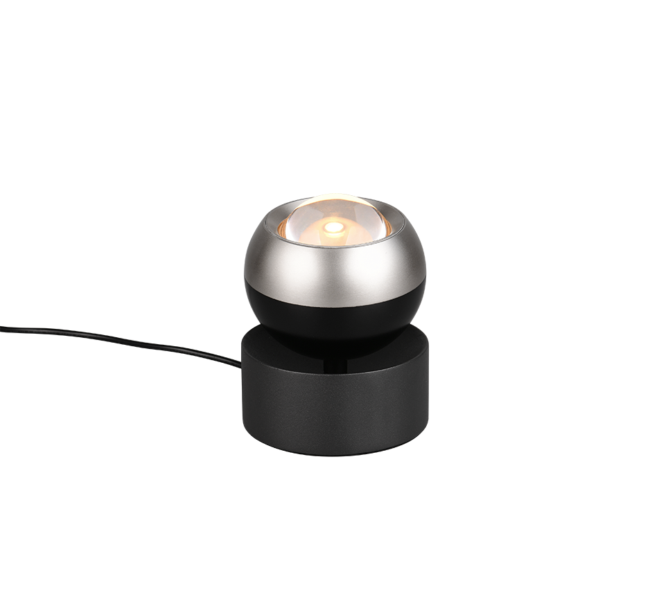 Orbit bordslampa svart/stål