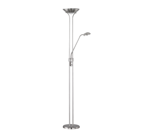 Spock golvlampa stål