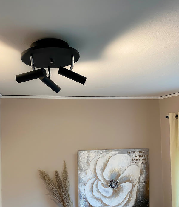 Artic 3 spotlight svart LED