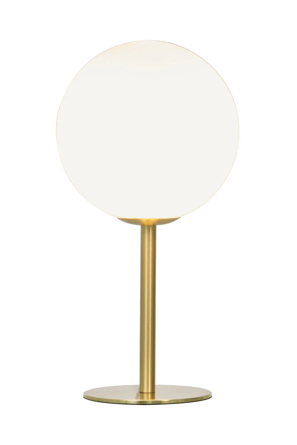Molekyl bordslampa låg mässingsfärg