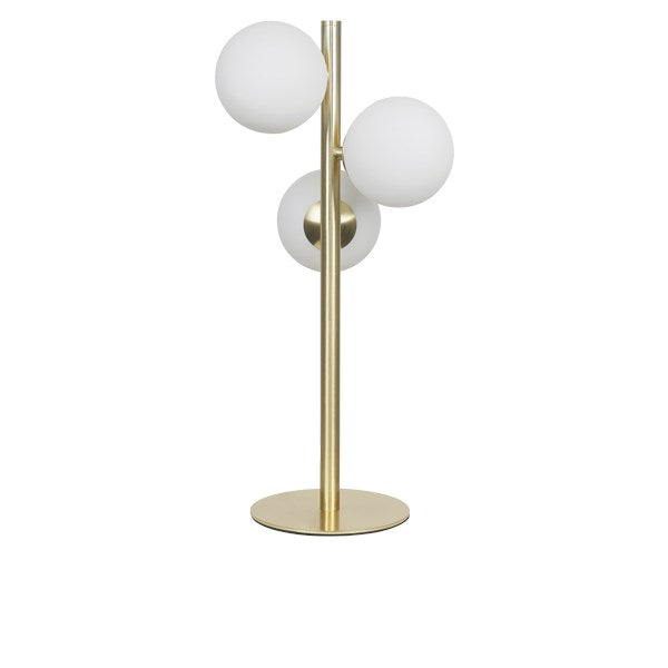 Molekyl 3 bordslampa mässingsfärg