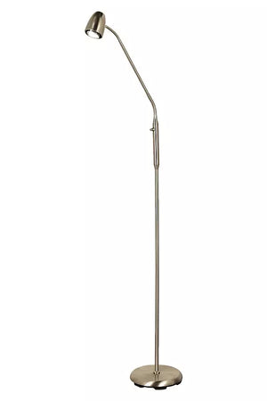 Sandnes golvlampa stålfärgad