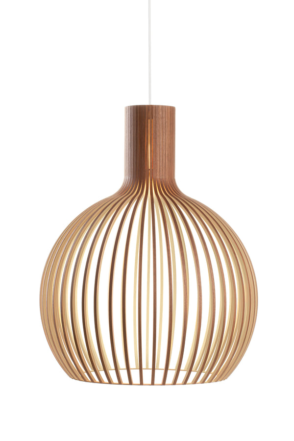 Octo small taklampa valnöt