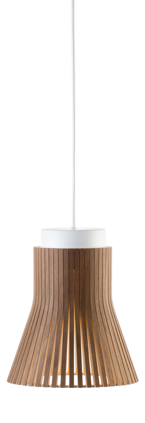 Petite taklampa valnöt