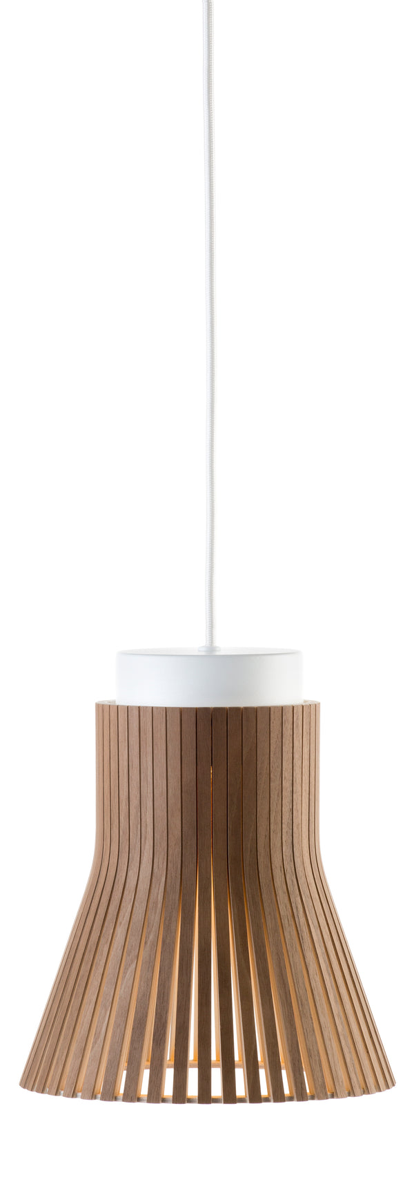 Petite taklampa valnöt