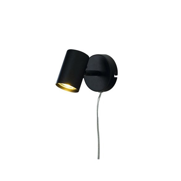 Hugin vägglampa svart