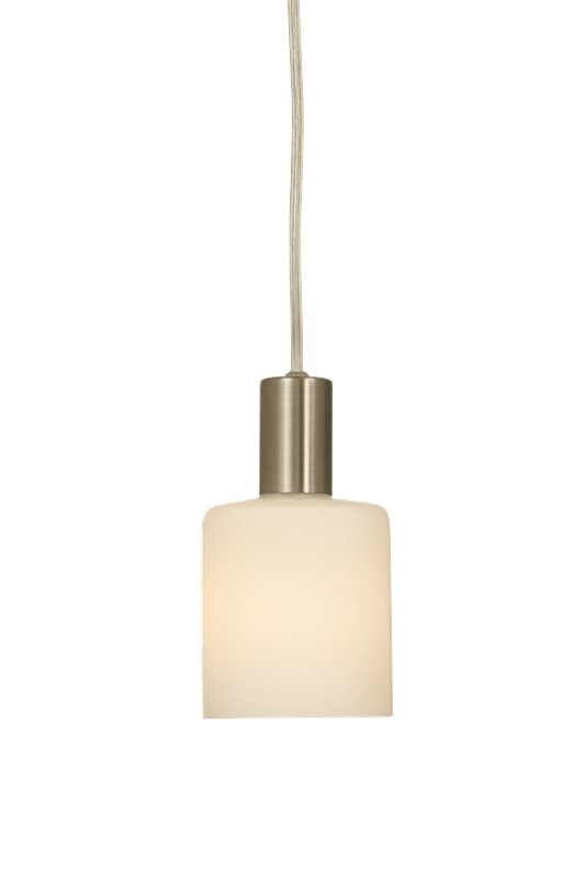 Cylinder fönsterlampa mässing/vit