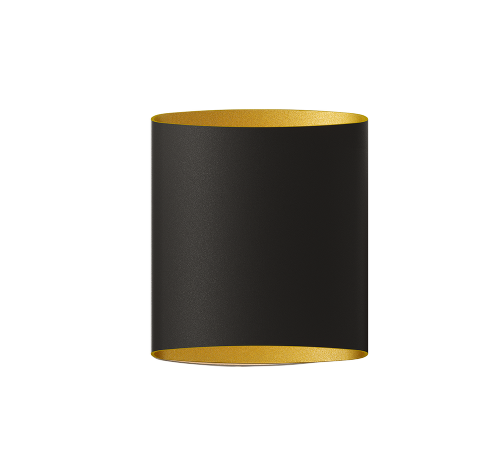 Sinne vägglampa G9 svart/mässing