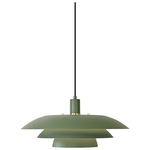 Epsilon taklampa grön