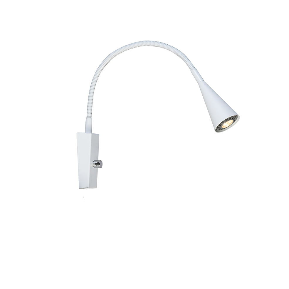 Ledro vägglampa vit