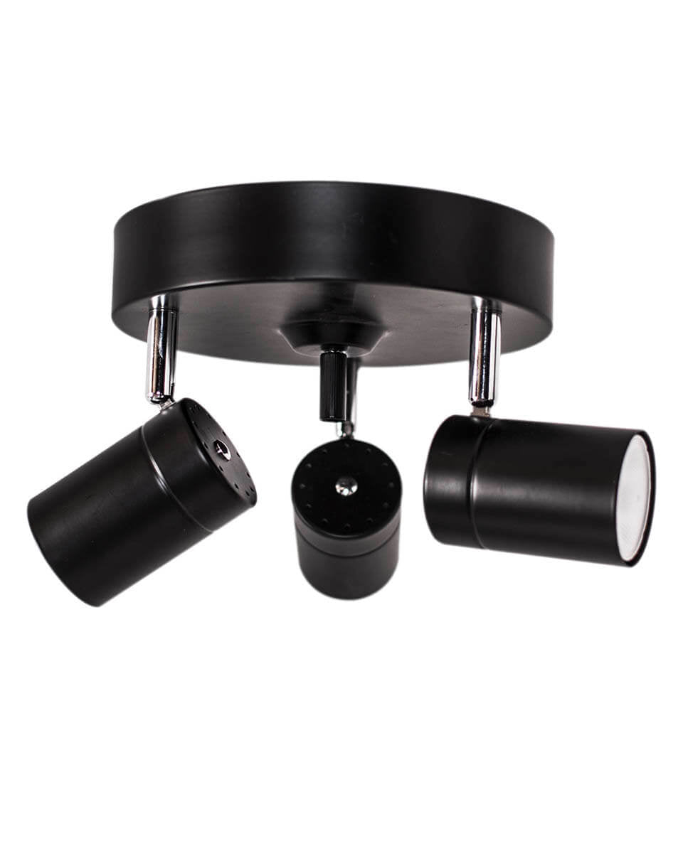 Correct 3 spotlight svart